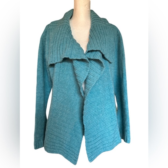Ness Scotland Clothing Co Meredith Wool Alpaca Cardigan‎ Sweater Size Large - Picture 1 of 6